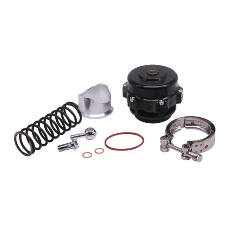 Universal aluminium alloy turbo blowoff valve in six colour options with 50mm diameter