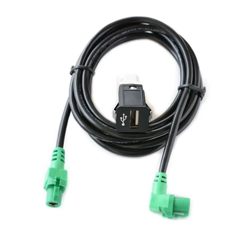 BMW USB socket wiring harness with 150cm cable for glove box installation