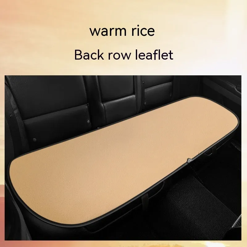 Car seat heating cushion in beige, black and coffee colours for single, double and rear seats.