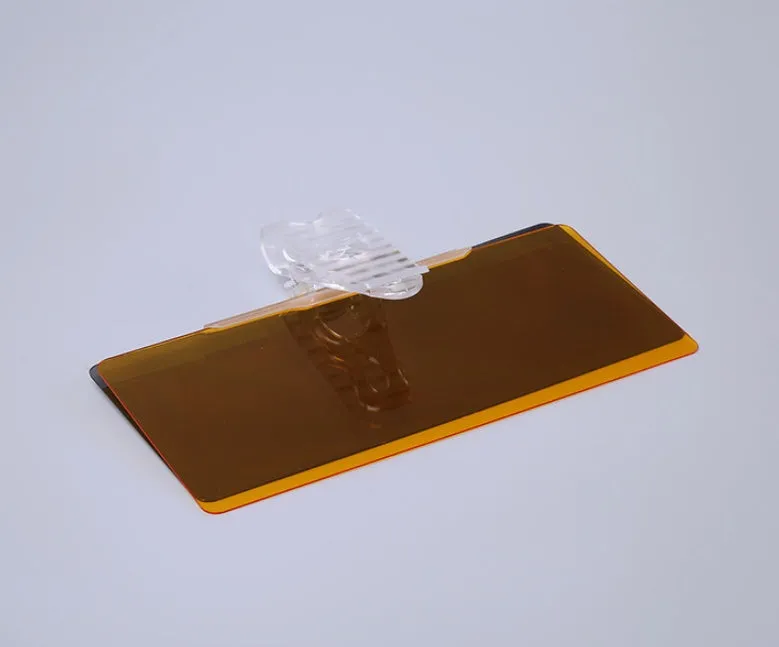 Foldable anti-glare car sun visor for day and night driving protection