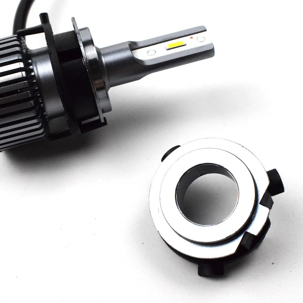 Black ABS plastic headlight adjustment card holder for compatible car models.