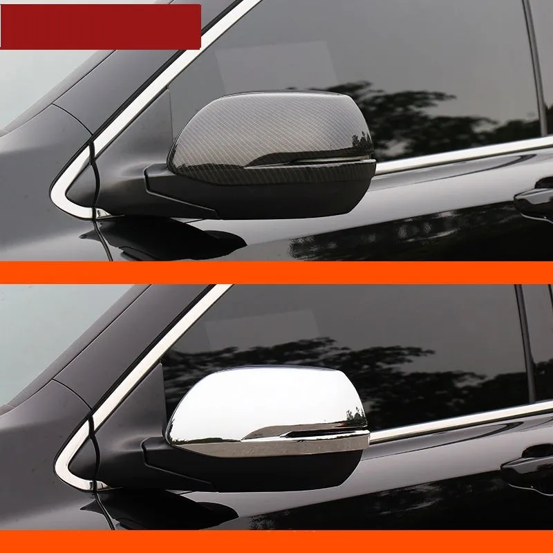 Rear view mirror cover for 2017-2019 Honda CR-V in silver plating finish pair