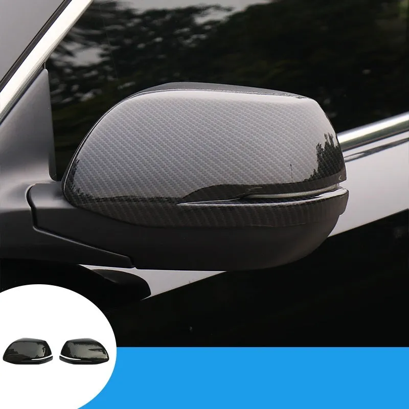 Rear view mirror cover for 2017-2019 Honda CR-V in silver plating finish pair