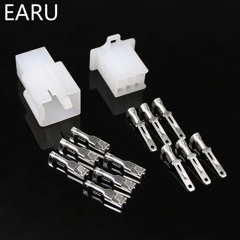 Motorcycle automotive connector butt male and female plug 2.8mm for wire harness