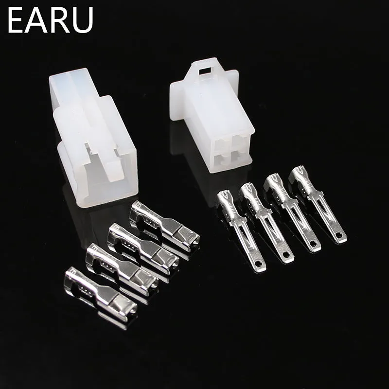 Motorcycle automotive connector butt male and female plug 2.8mm for wire harness
