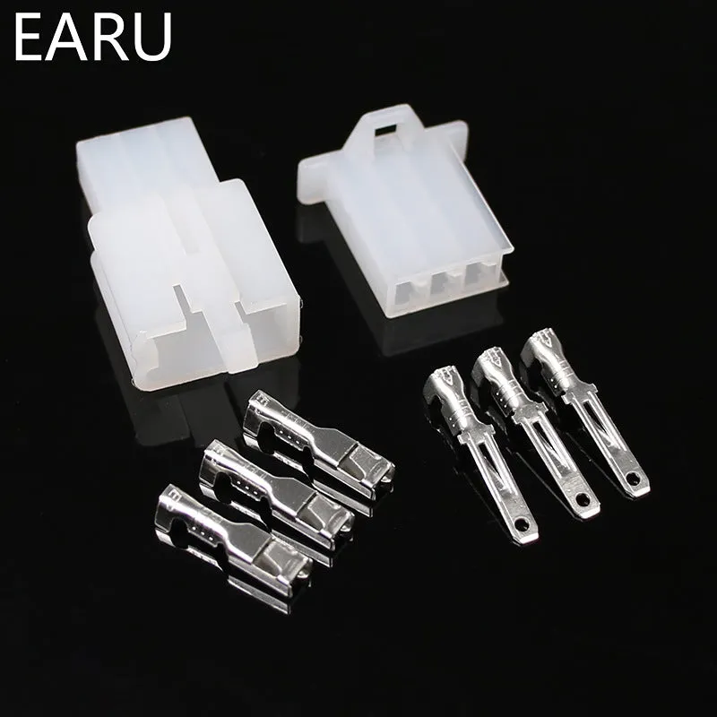 Motorcycle automotive connector butt male and female plug 2.8mm for wire harness