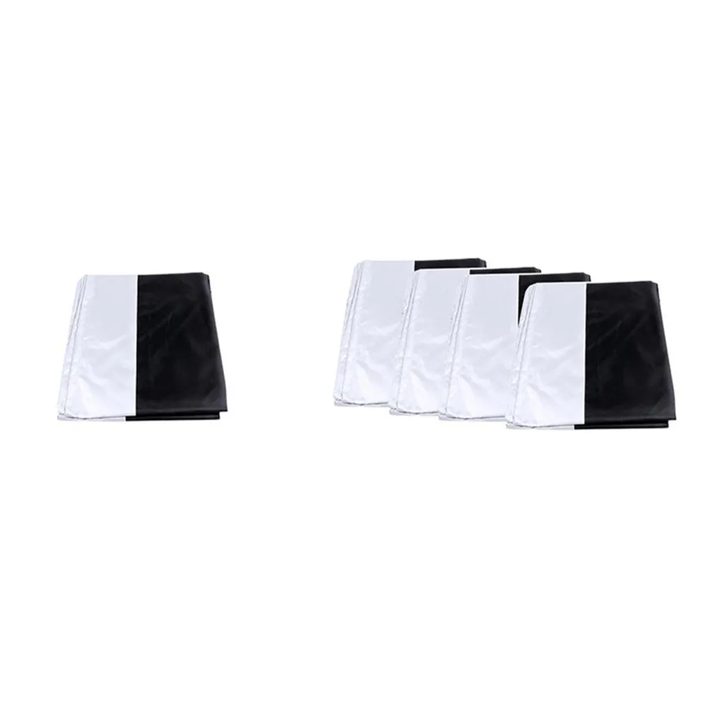 Black Oxford fabric car spare tyre cover 65x37cm Small S with handle for 13-19 inch tyres