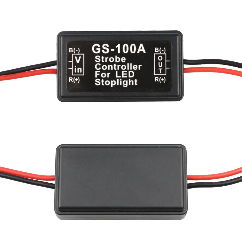 ABS auto taillight safety warning controller black 11cm 7cm 1cm car replacement part