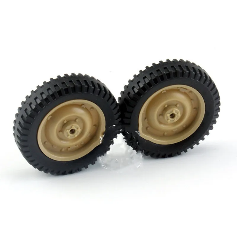 Plastic climbing off-road truck wheel hub tyre in blue for RC model replacement