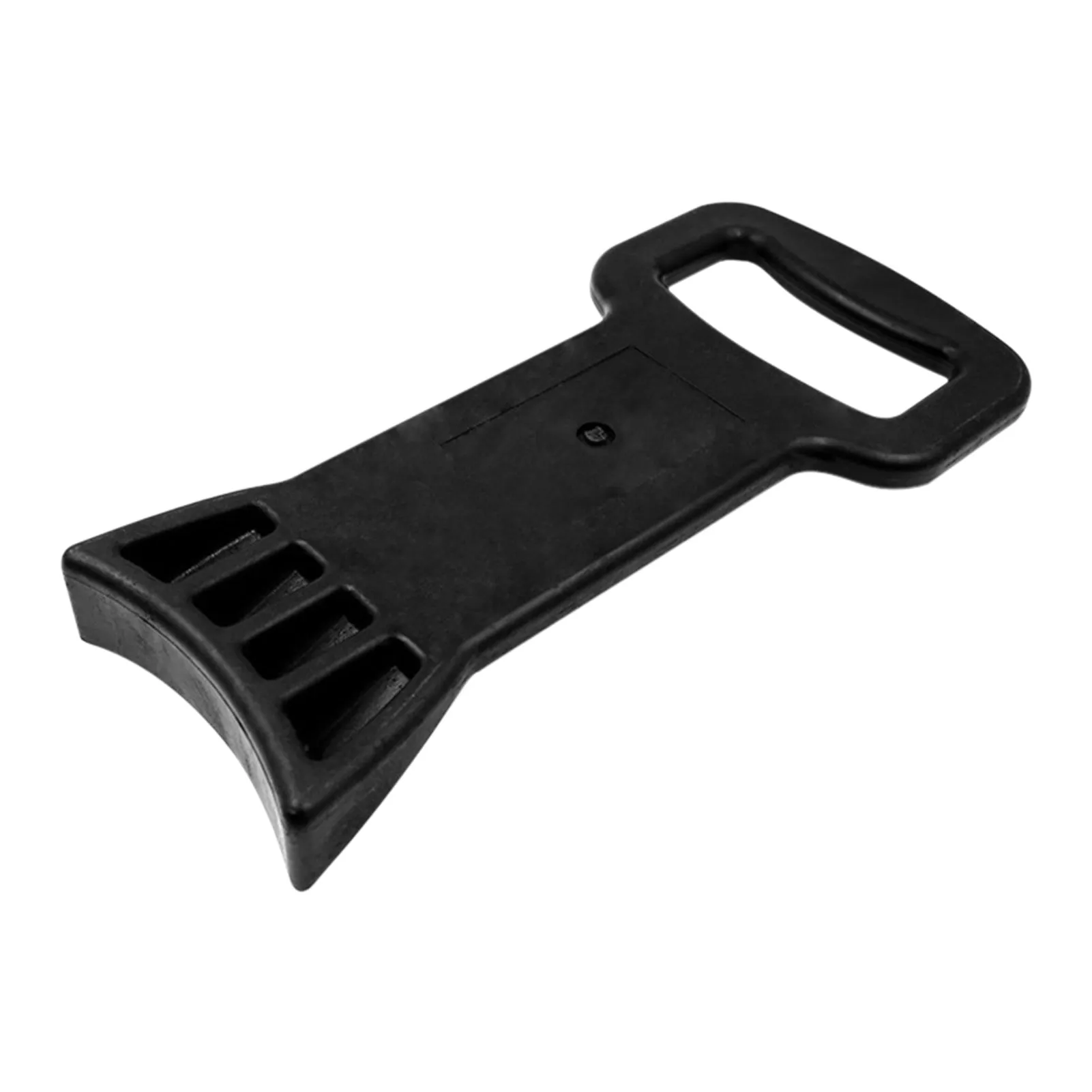 Black composite plastic tyre changer bracket for 17.5 to 24.5 inch car tyres, 30x15cm size