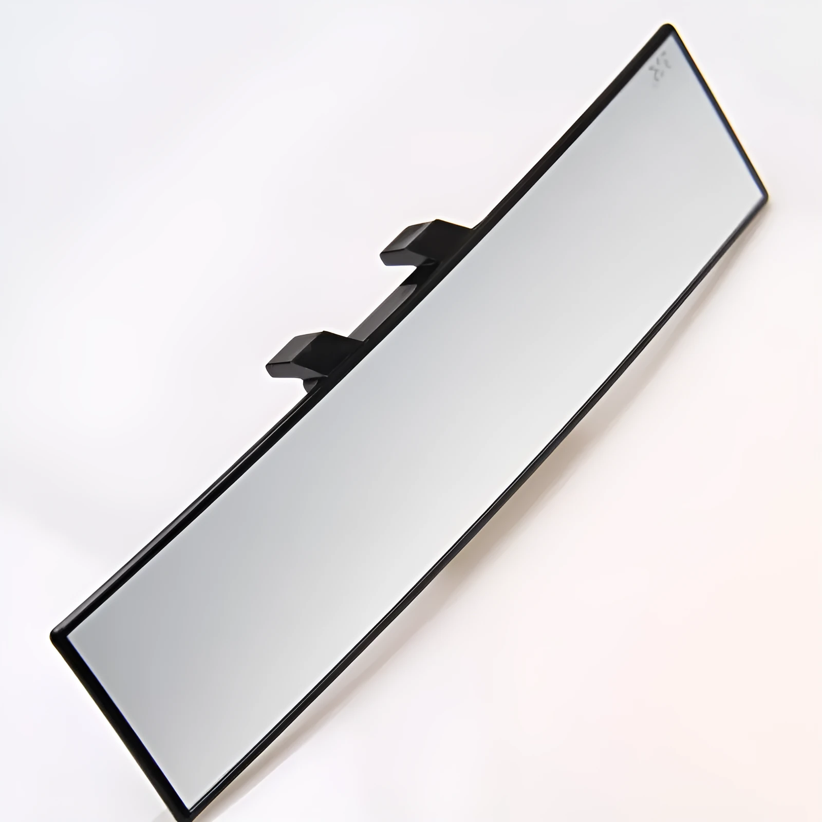 Wide flat car rearview mirror 300x75x5mm ABS universal fit model 2458