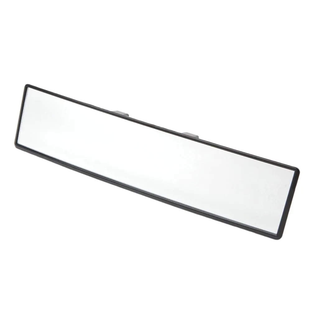 Wide flat car rearview mirror 300x75x5mm ABS universal fit model 2458