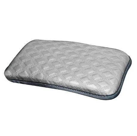 Universal car armrest box cushion in black leather and sponge for interior central armrest