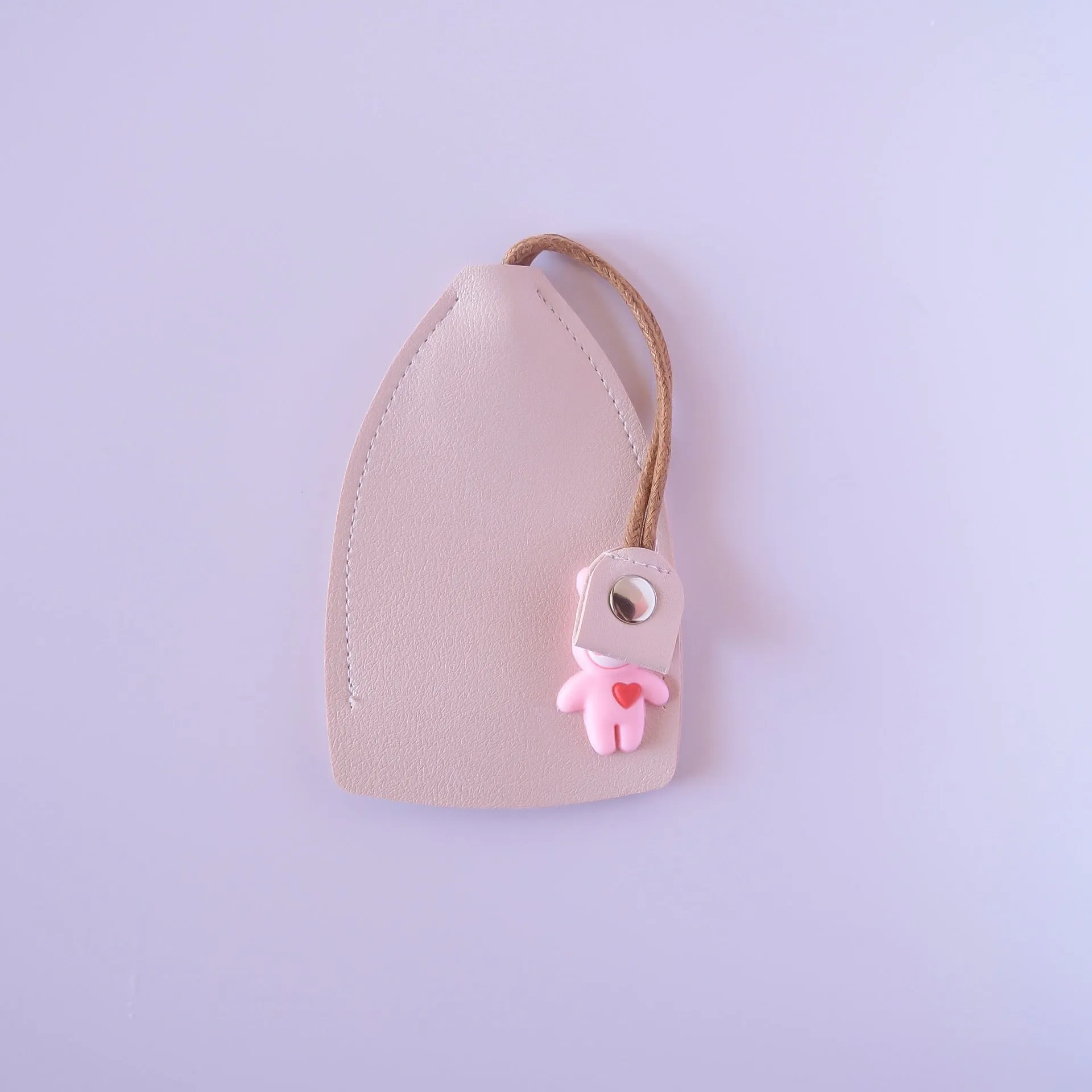 Universal pu leather car key case with anti-theft function in five colour options