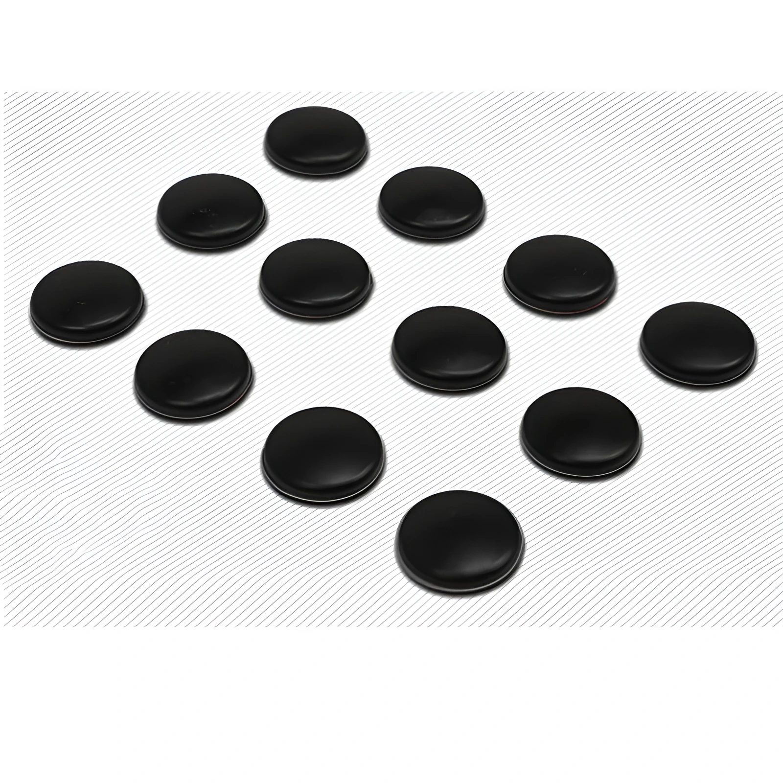 12 black ABS car door screw cap protective covers for Mazda series, waterproof and dustproof
