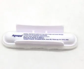 Blue universal car wiper cloth 11.5 cm for rain repellent windshield cleaning on white plastic handle