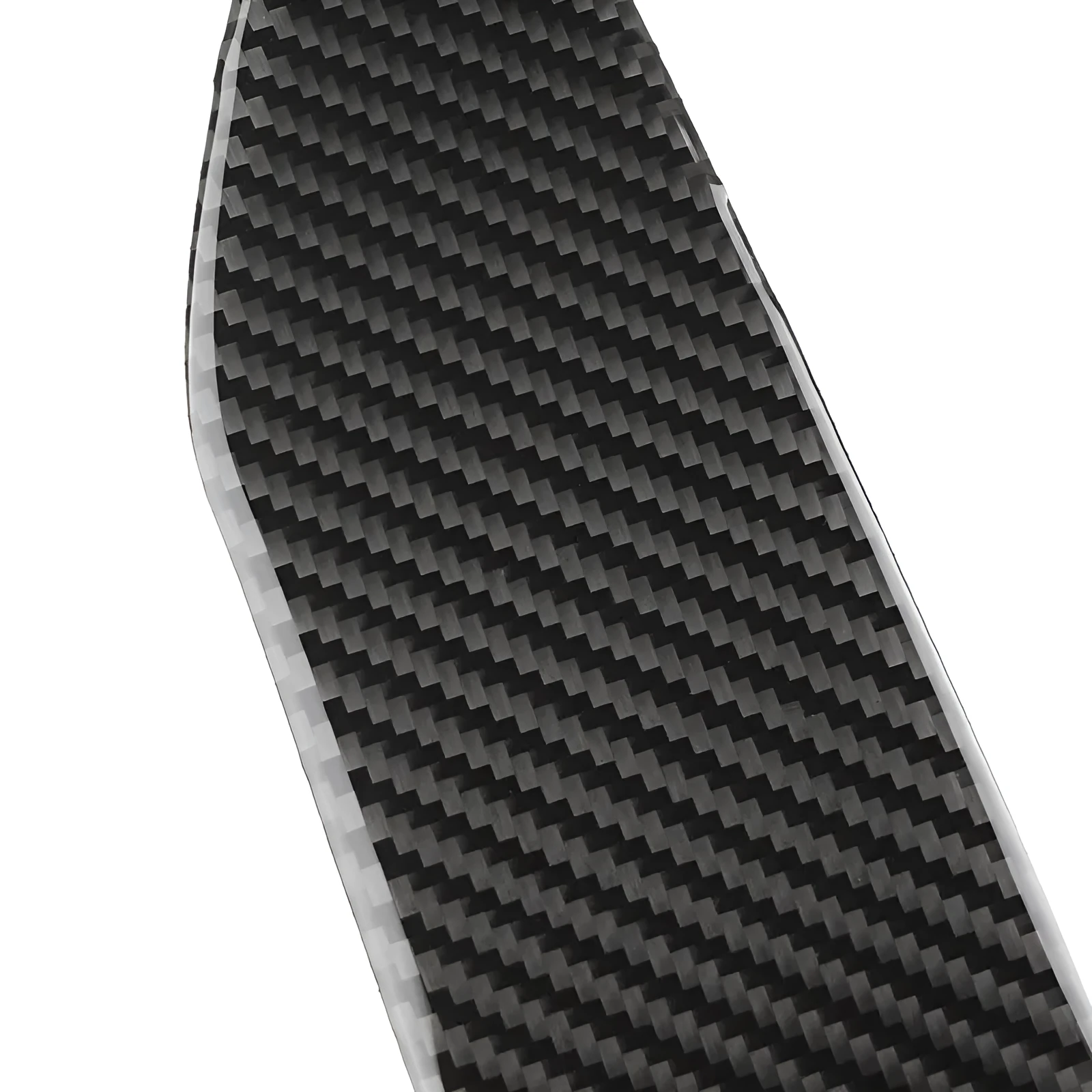 Carbon fibre texture black car cup holder panel decoration sticker with gloss finish