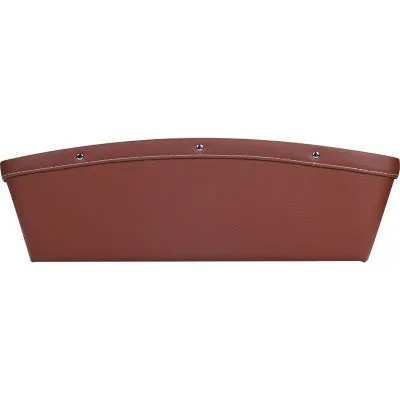Car storage box in one of 5 colour options placed in a vehicle console for organising small items