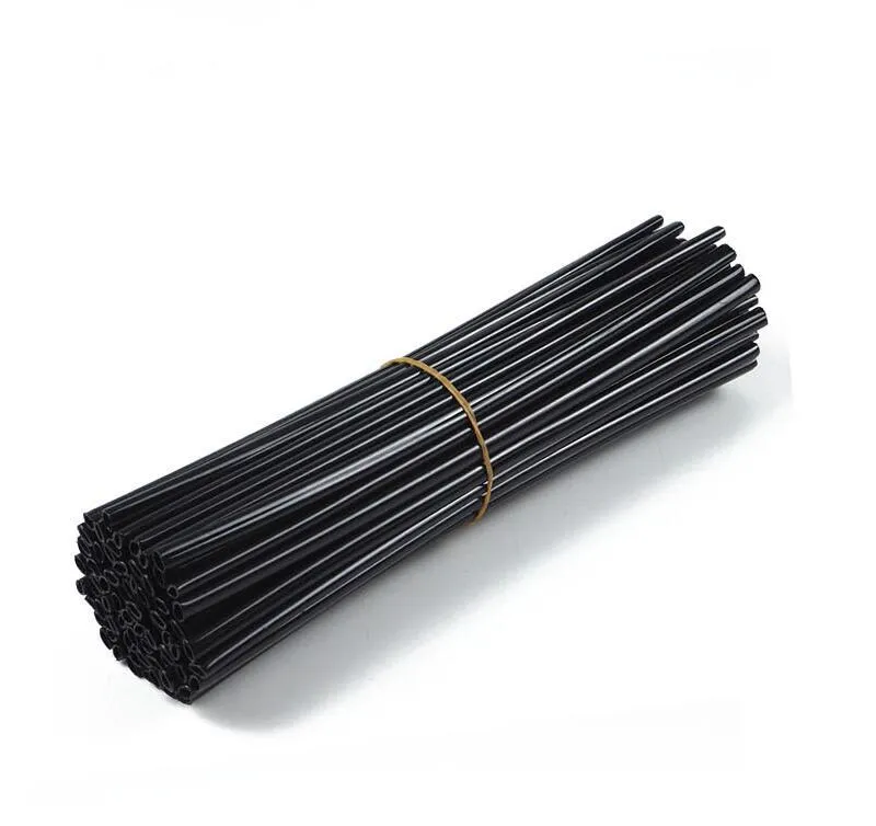 72 plastic motorcycle spoke wraps in assorted colours, 24cm length, on a wheel