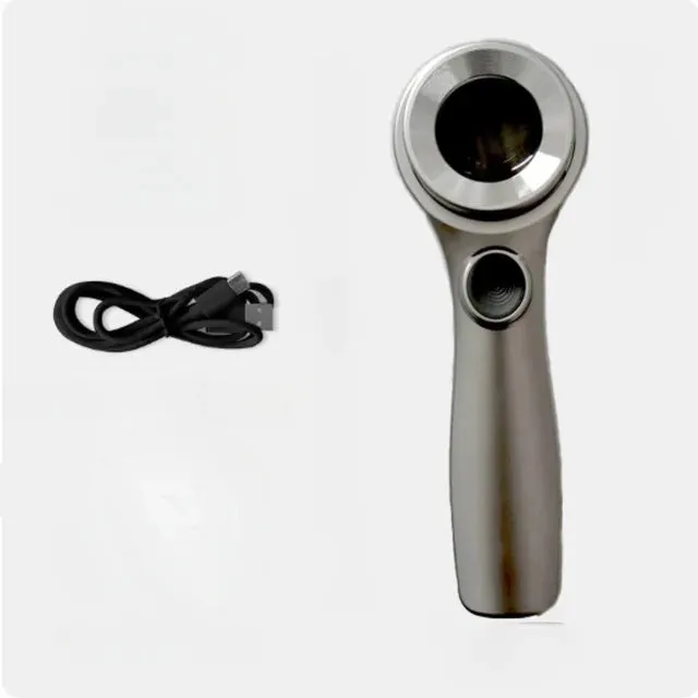 Black appraisal magnifying glass with 30x optical lens and LED light for jewellery inspection