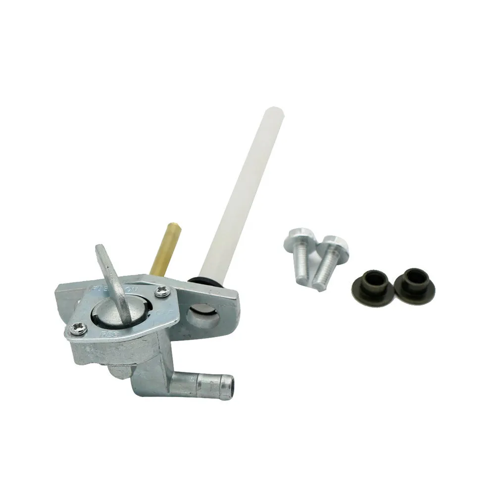 Silver automobile fuel petcock valve 17 cm side outlet for Honda XR CRF motorcycle