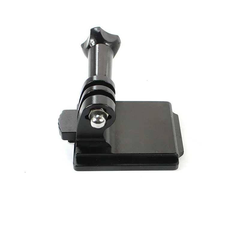 Black helmet holder extension rod with quick release bracket for GoPro 3 and 4 cameras