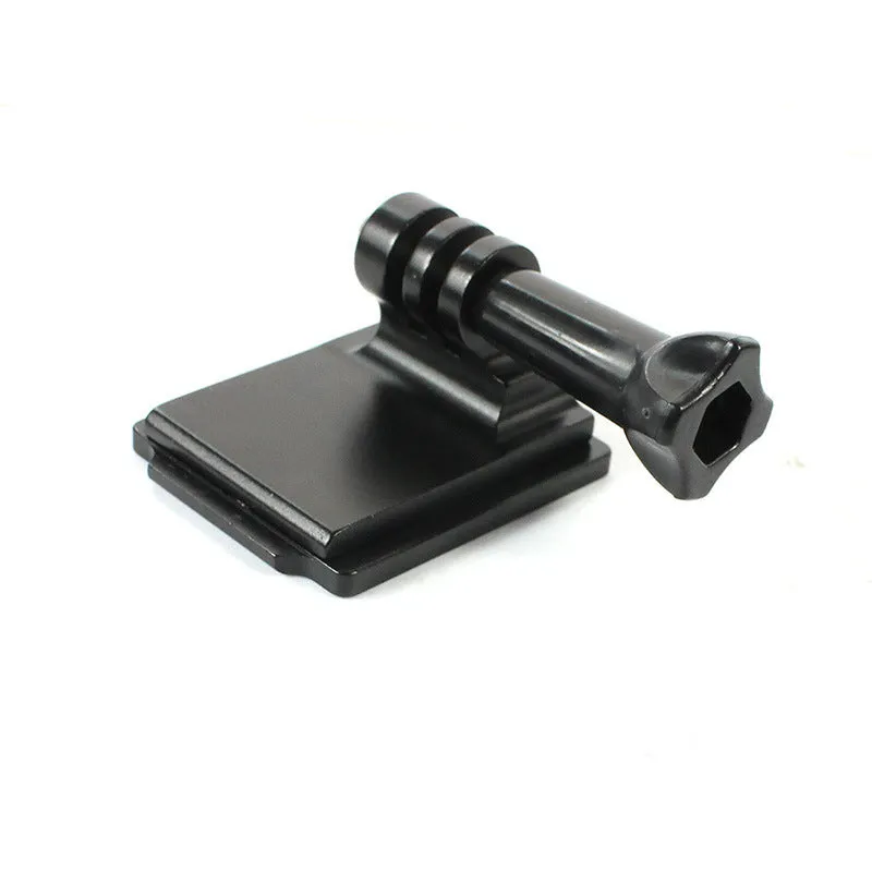 Black helmet holder extension rod with quick release bracket for GoPro 3 and 4 cameras
