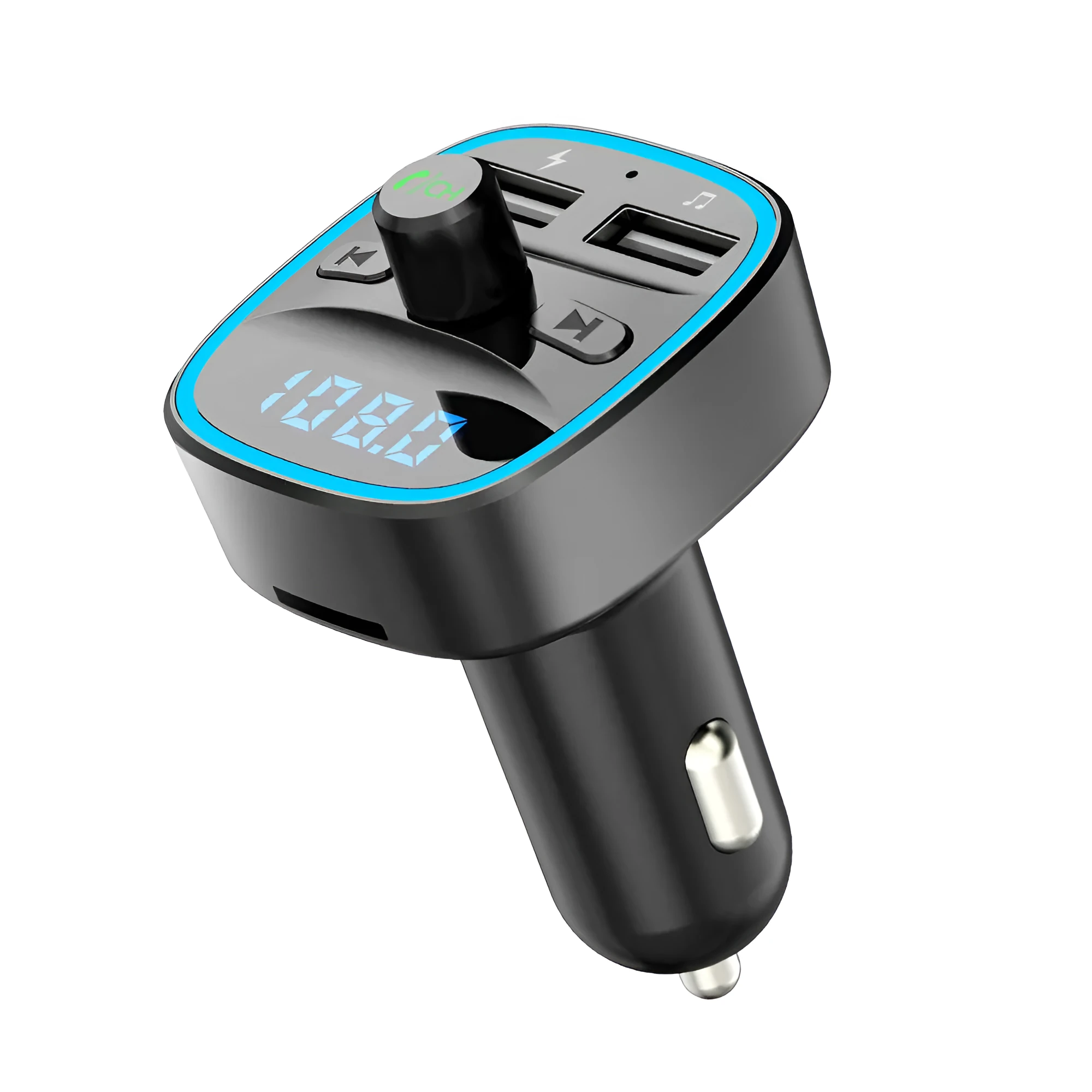T25 car Bluetooth MP3 player with FM transmitter black monochrome screen