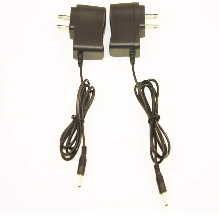Black 18650 lithium battery charger with DC3.5mm plug for strong light flashlight direct charging