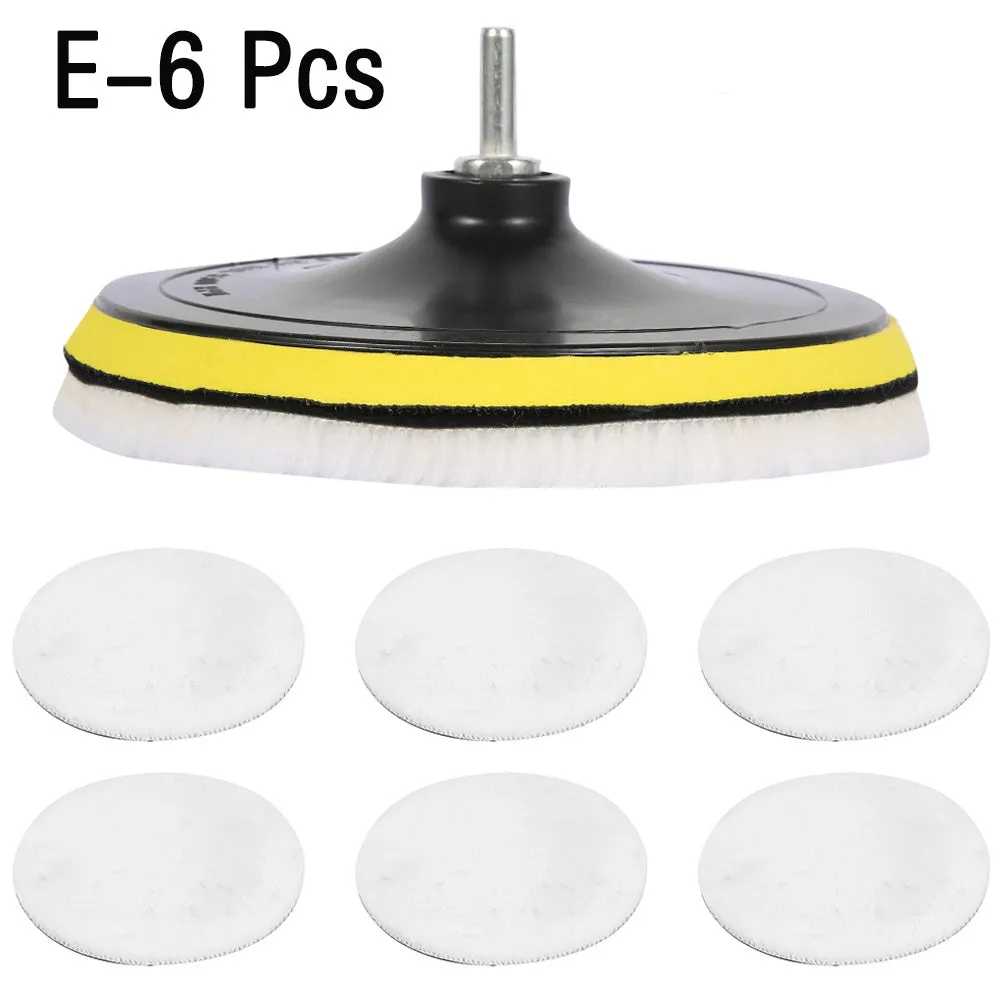 35-piece car polishing disc set with 80mm sponge pads and back fleece layer for 3-inch backing plate