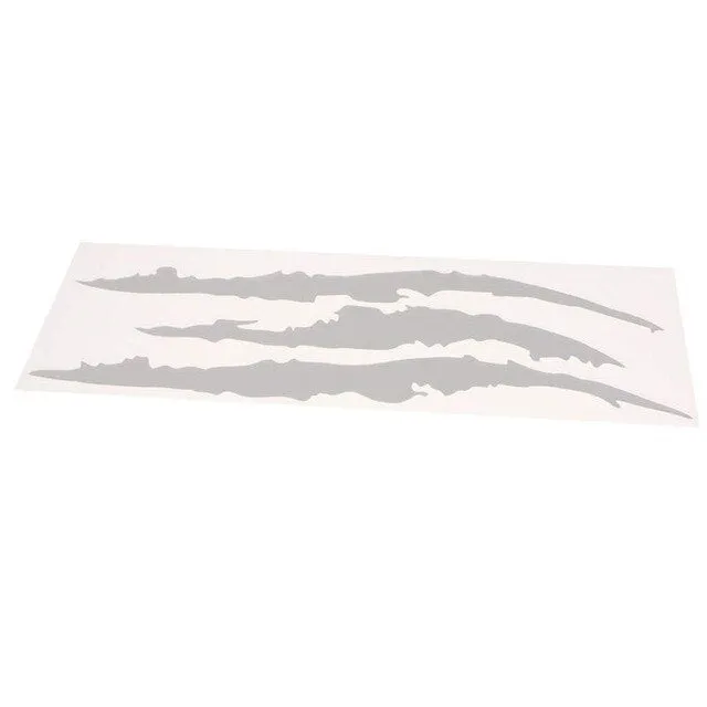 Ghost claw decoration car sticker, 37x9cm, in claw mark pattern on vehicle body