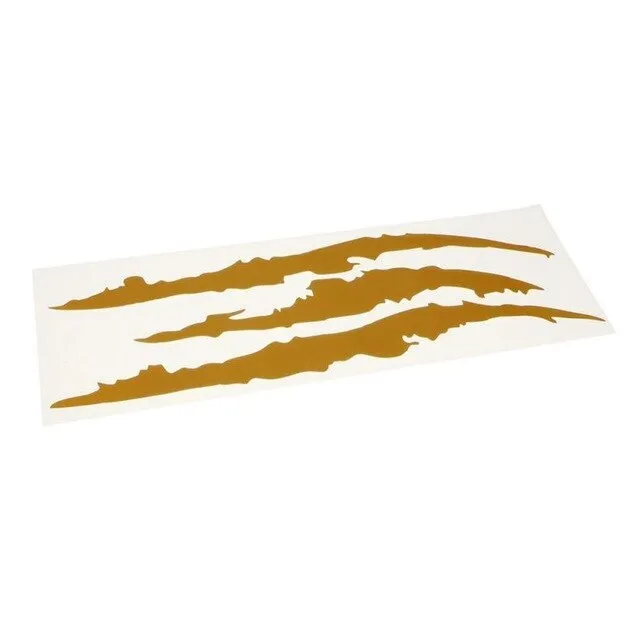 Ghost claw decoration car sticker, 37x9cm, in claw mark pattern on vehicle body