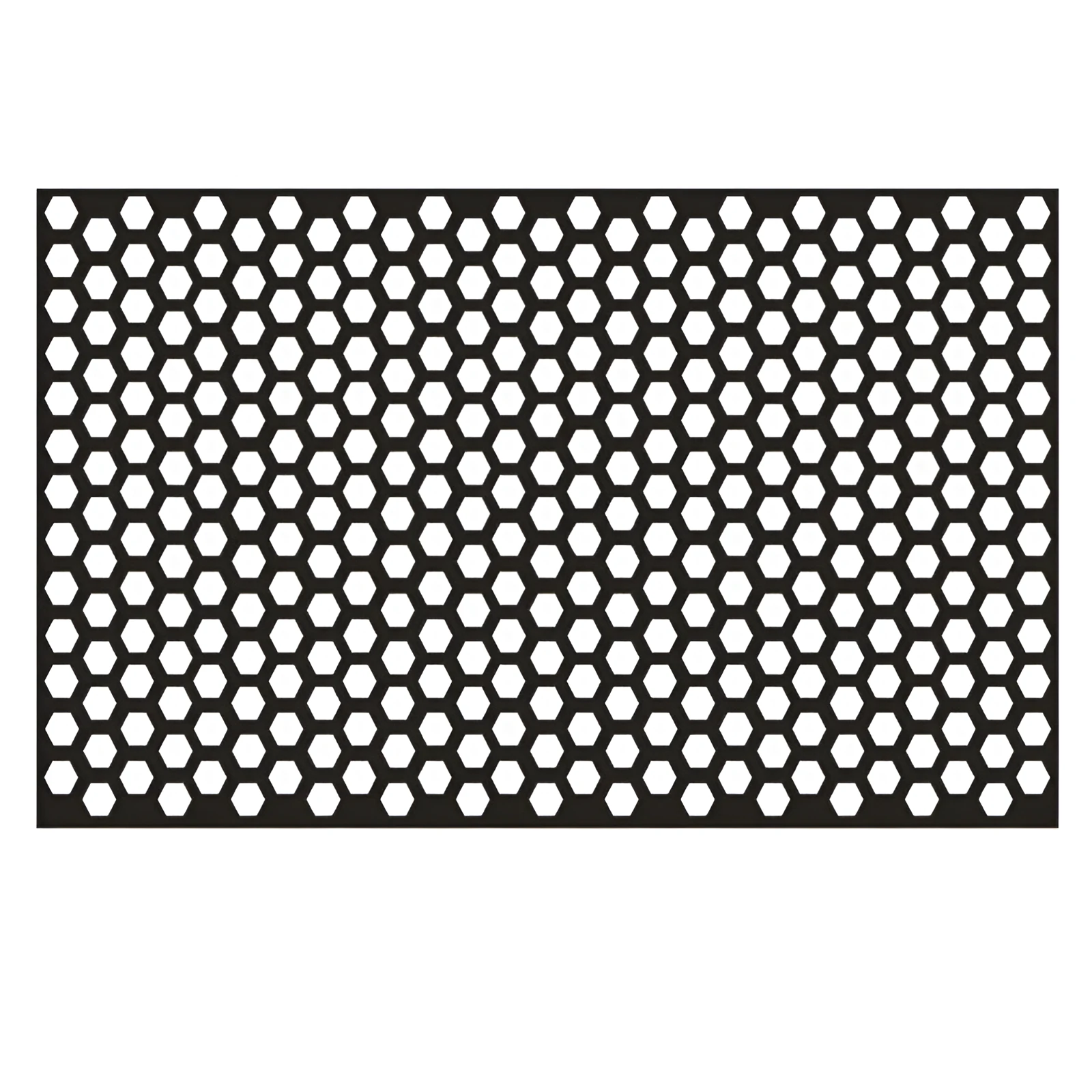 Car honeycomb rear taillight decoration sticker rectangular paper 48cm x 30cm black