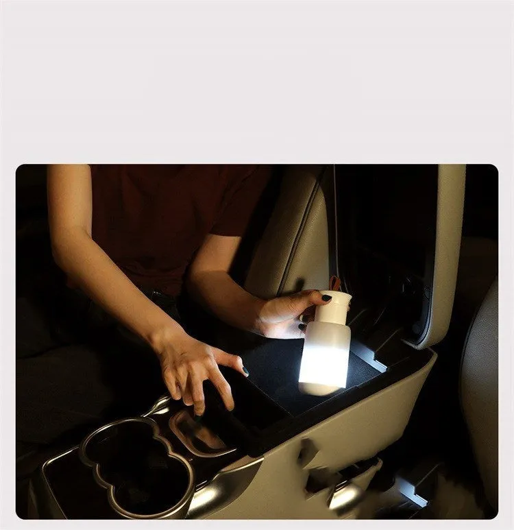 Baseus white car emergency light with SOS, warm, and colourful atmosphere modes for vehicle interior