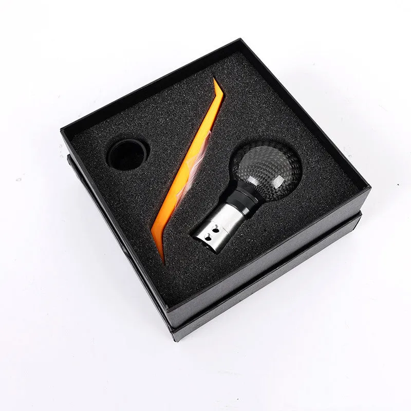 Carbon fibre automatic gear handle head for Honda Civic 10th and 11th gen black finish