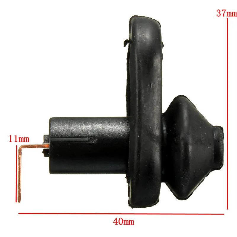 Black universal car interior door light switch for automotive lighting replacement