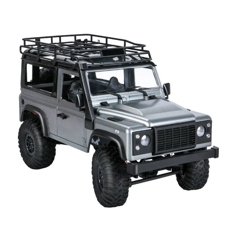 Mangniu MN99s full-scale four-wheel drive climbing RC car with turn signals in plastic construction, colour box packaging