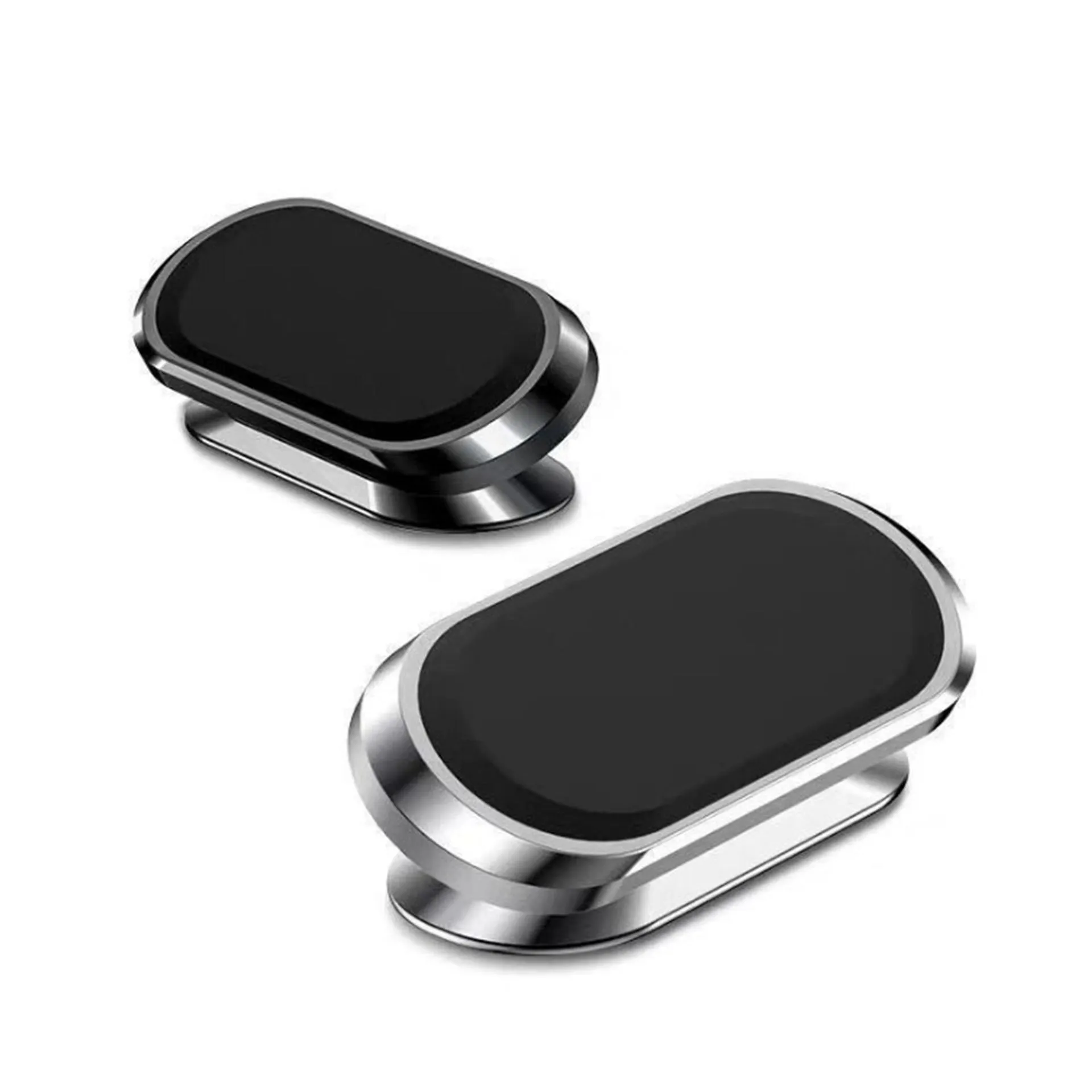 Black magnetic car bracket with 8 magnets and rotating head for dashboard phone mounting