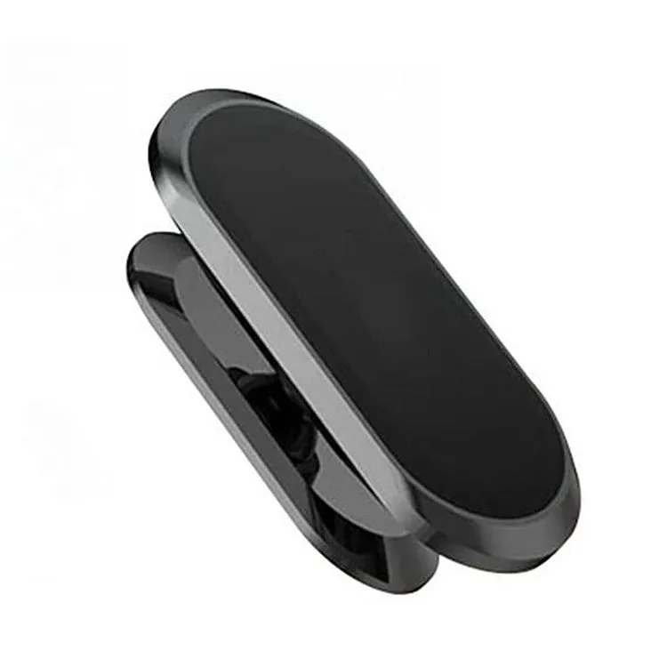 Black magnetic car bracket with 8 magnets and rotating head for dashboard phone mounting