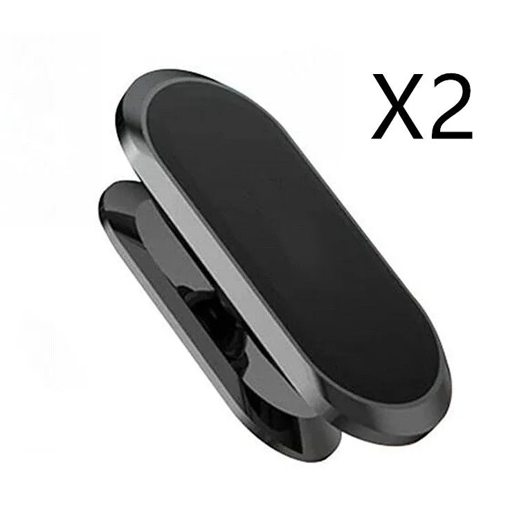 Black magnetic car bracket with 8 magnets and rotating head for dashboard phone mounting