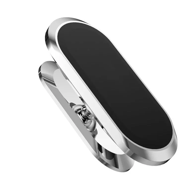 Black magnetic car bracket with 8 magnets and rotating head for dashboard phone mounting