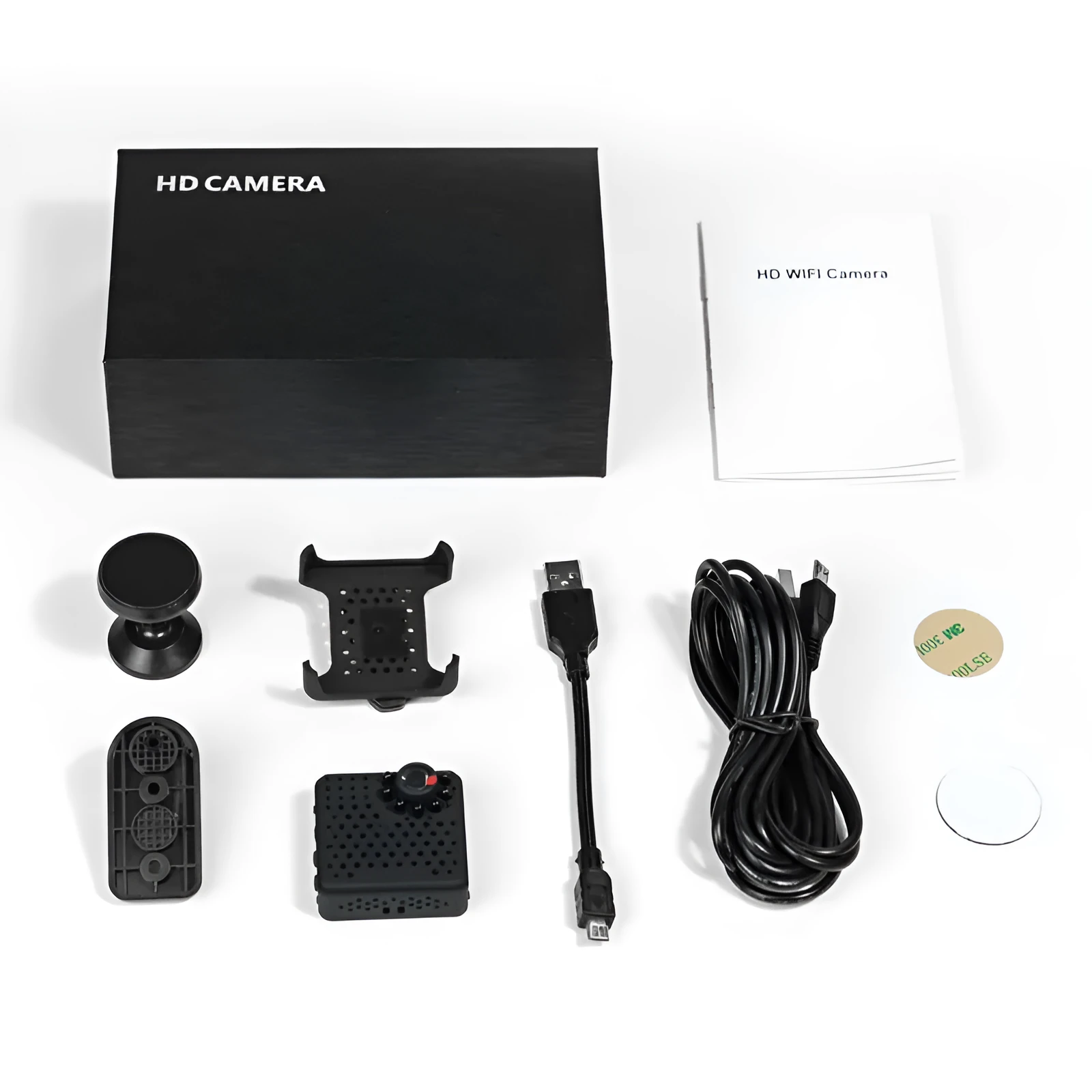 W18 outdoor aerial photography HD night vision camera in black with plastic body and 1080P lens