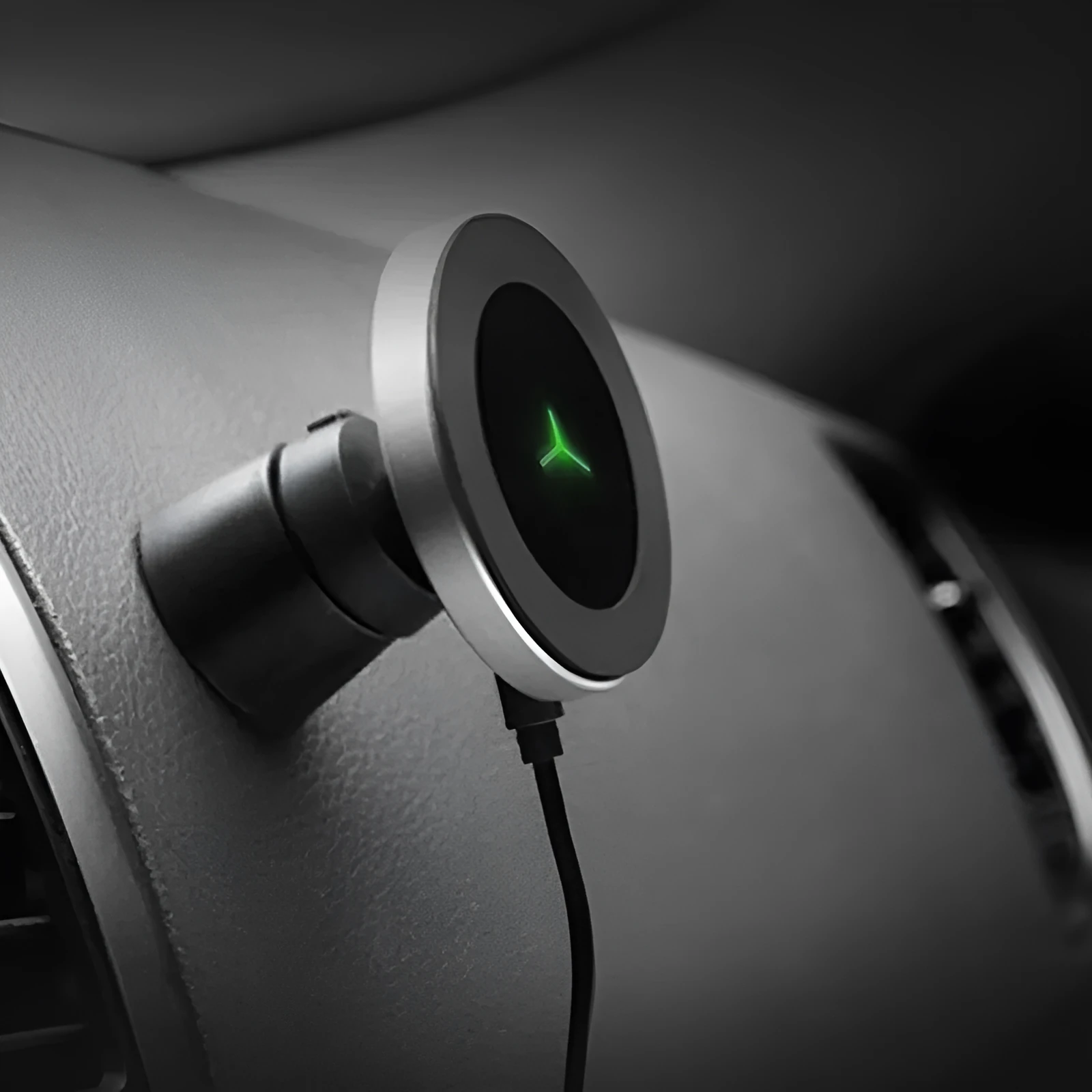 Magnetic car wireless charger with 10W fast charging and phone holder
