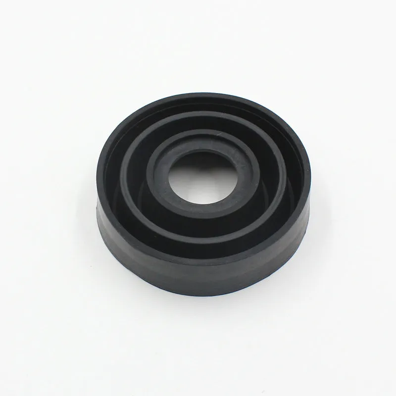 Car headlight silicone dust cover shown in Type A closed and Type B open styles.