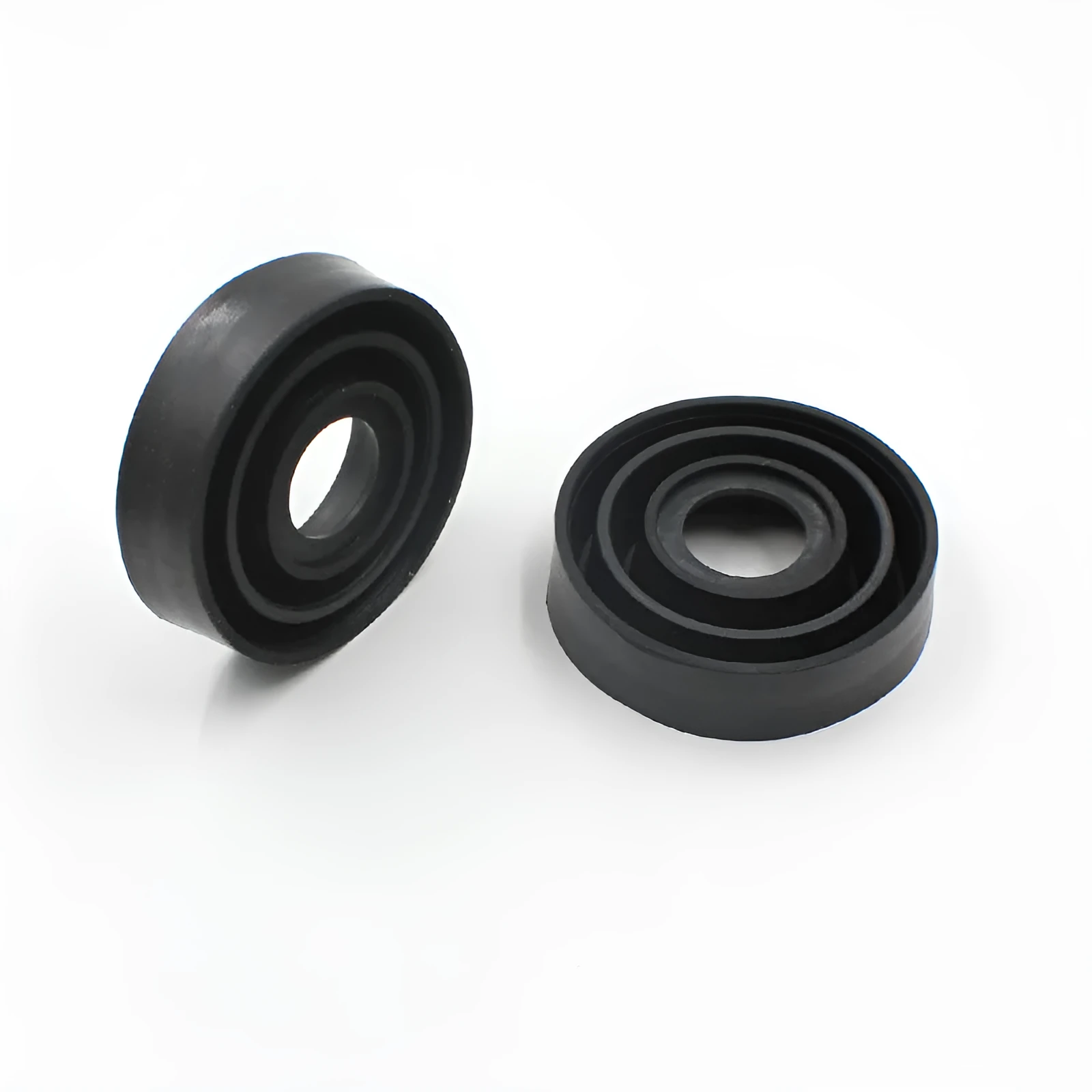 Car headlight silicone dust cover shown in Type A closed and Type B open styles.
