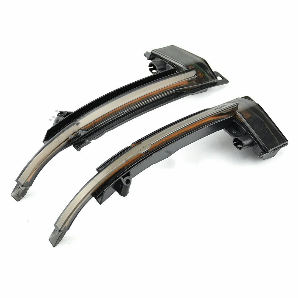 Dynamic LED mirror turn signal indicator for Audi B8 and B8.5 models in black or white finish