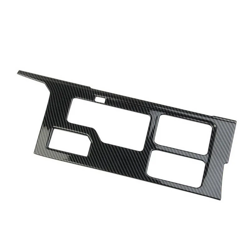 Central gear box gear plastic modified piece in carbon fibre ABS 40.5x15.5x4 mm
