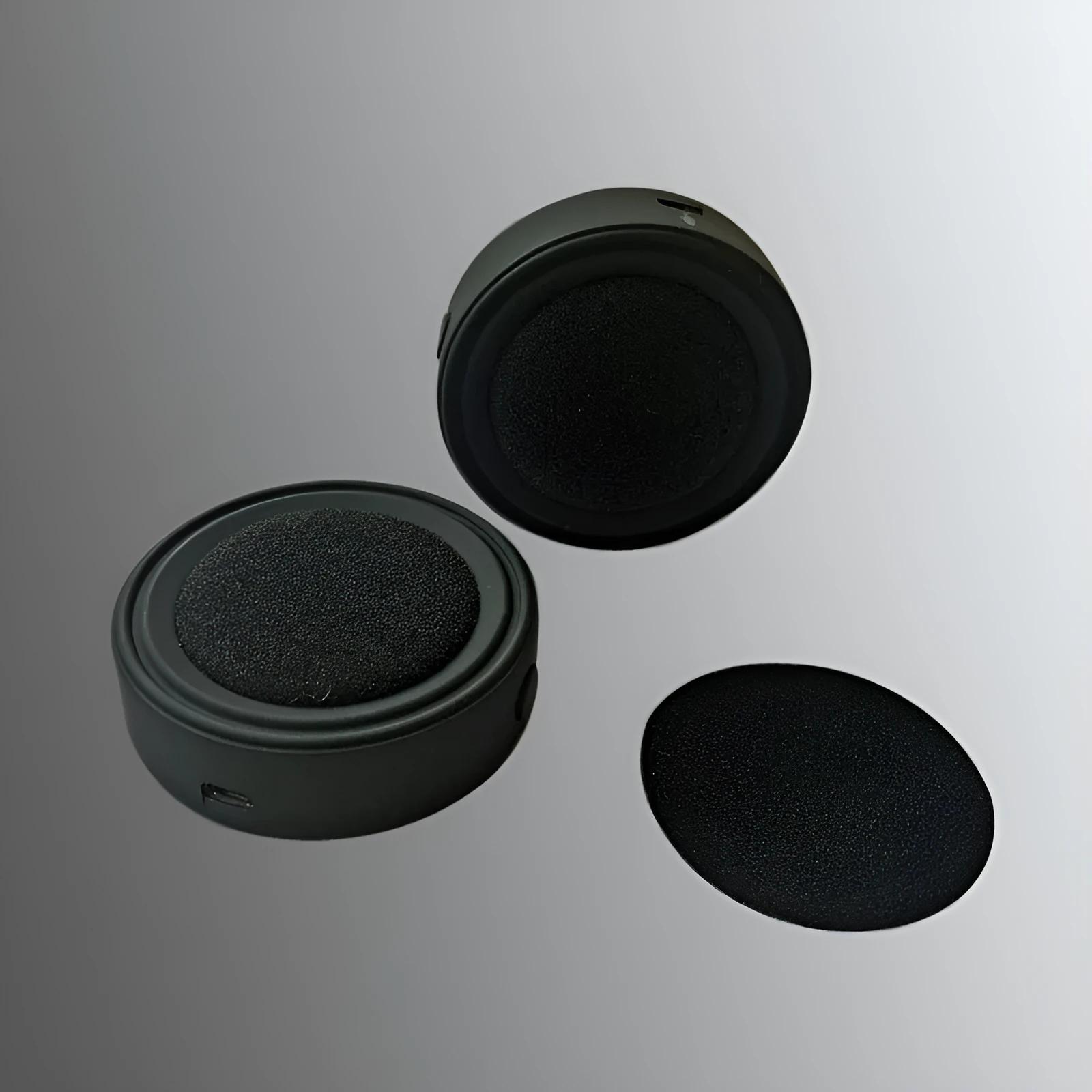 Black waterproof helmet Bluetooth headset with bilateral stereo earpieces and battery display