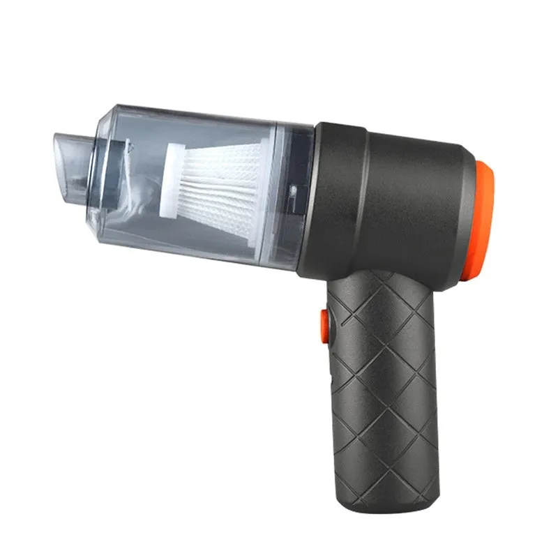Wireless car vacuum cleaner with suction and blowing dual-use for vehicle interior cleaning