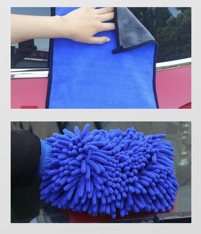 26-piece automotive cleaning kit with car wash brush and accessories for vehicle maintenance